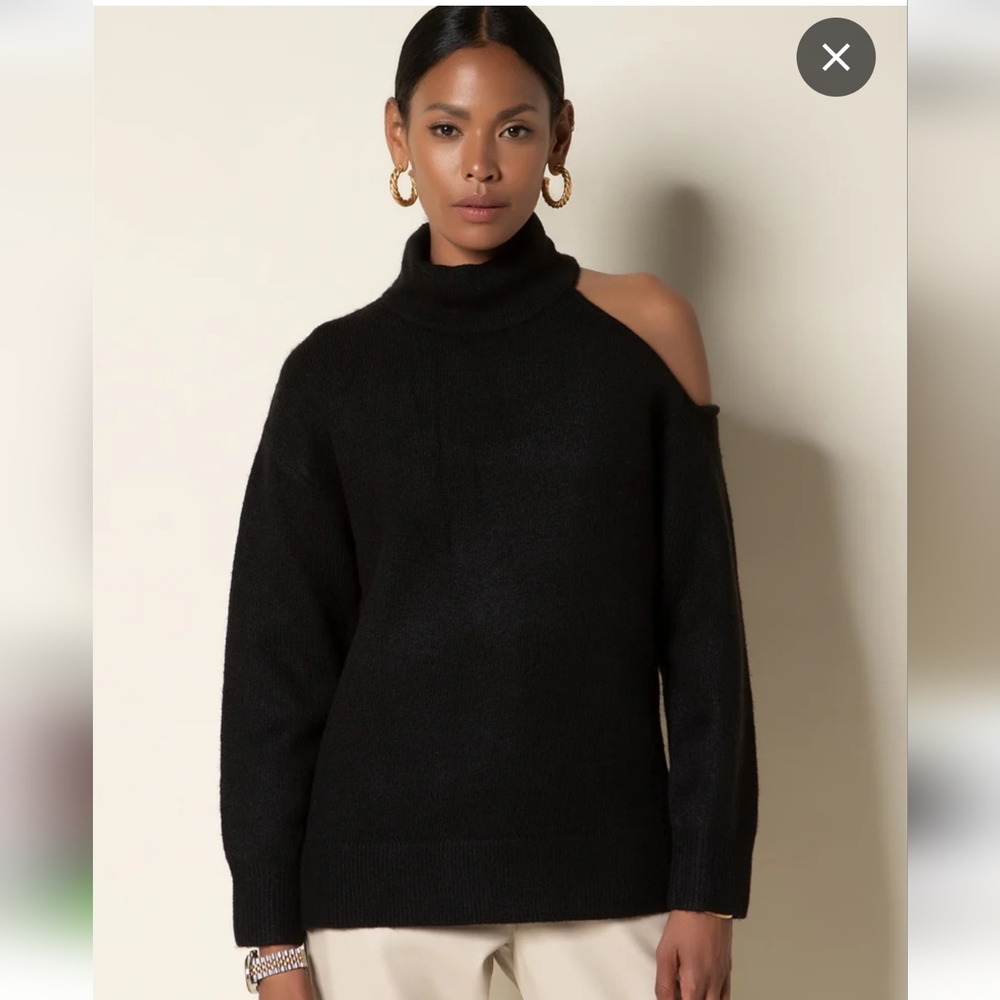 ​NWT Tart Collections The Lolita Black Off-Shoulder Sweater Small
